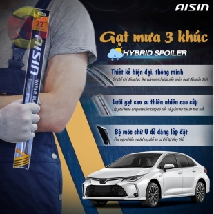 GẠT MƯA 3 KHÚC AISIN - HYBRID SPOILER