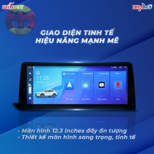 MÀN HÌNH ANDROID 12.3 INCH DÙNG CHUNG CHO NHIỀU DÒNG XE