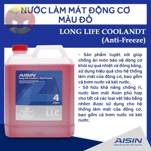 NƯỚC LÀM MÁT AISIN LOẠI  MÀU ĐỎ VÀ XANH