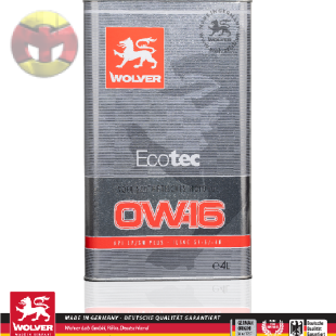 Nhớt Wolver Ecotec 0W-16 4L