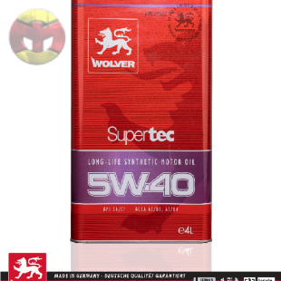 Nhớt Wolver SuperTec 5W-40 4L