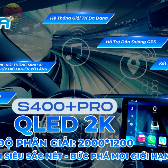 MÀN HÌNH ANDROID WINCA S400+ PRO QLED 2K TÍCH HỌP 360 ĐỘ