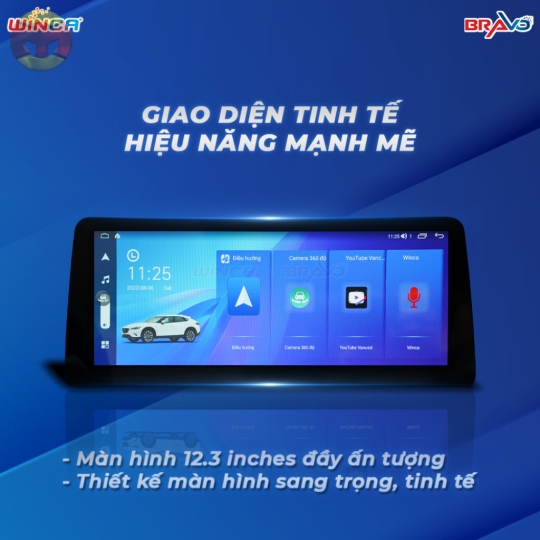 MÀN HÌNH ANDROID 12.3 INCH DÙNG CHUNG CHO NHIỀU DÒNG XE