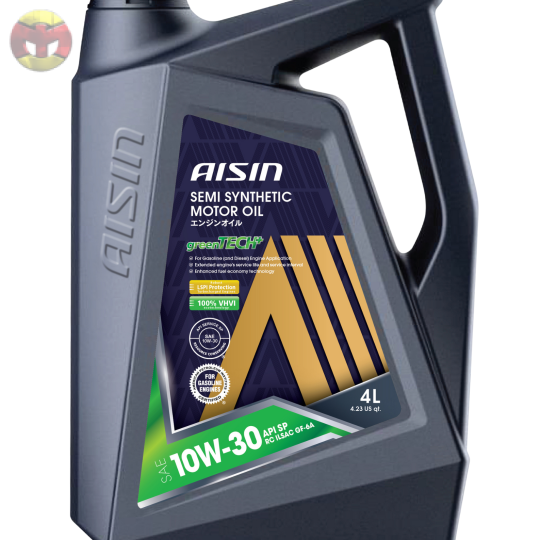 AISIN 10W-30 Xăng _ SEMI SYNTHTIC