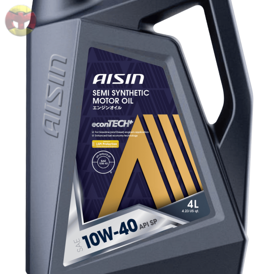AISIN 10W-40 Xăng _ SEMI SYNTHTIC