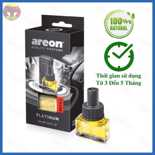 NƯỚC HOA Platinum ( Sang trọng - Trầm, ấm) Areon