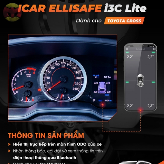 CẢM BIẾN ÁP SUẤT LỐP ICAR ELLISAFE I3C LITE