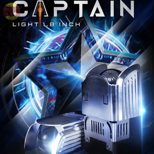 BI LED CAPTAIN LIGHT 1.8 INCH