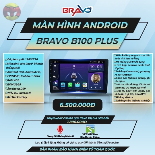 Màn Hình Bravo B100 PLUS